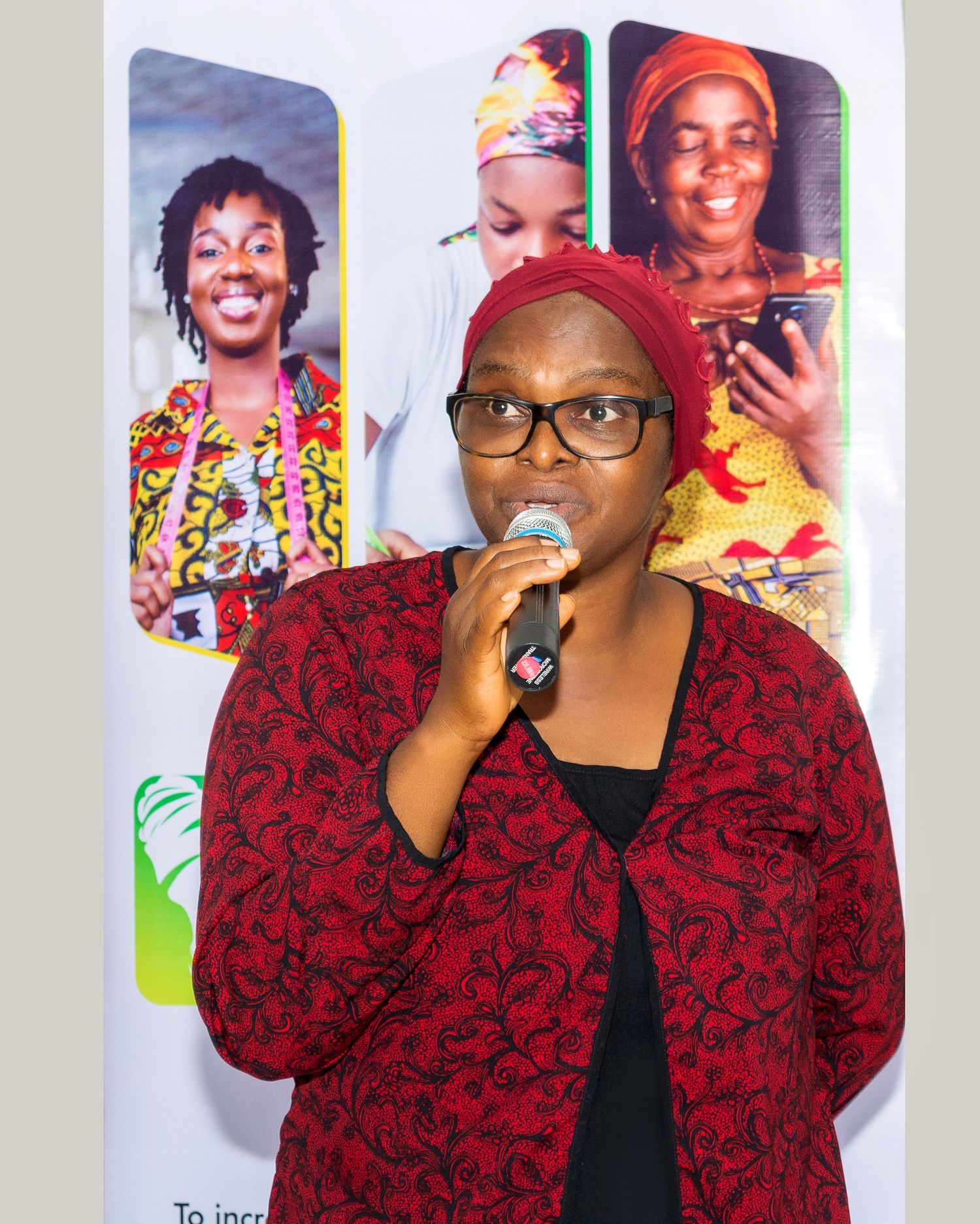 A cooperative member at the launch ceremony