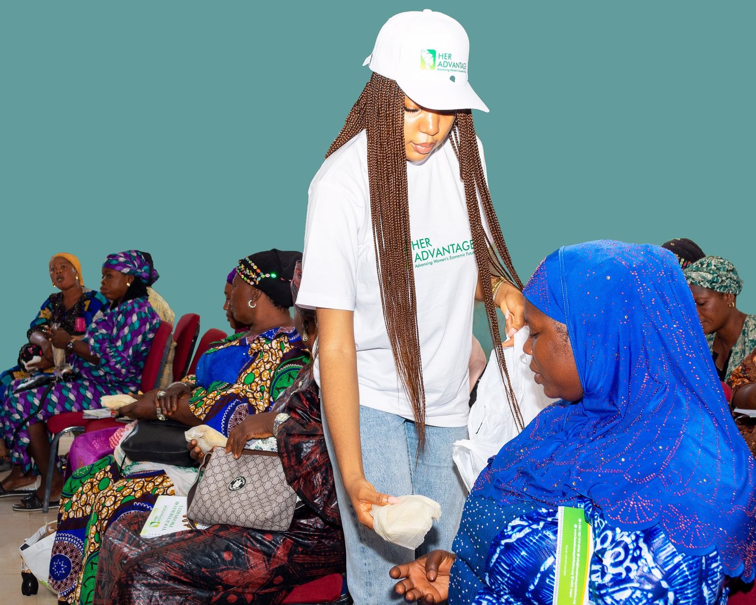 Trainees at a Her Advantage workshop