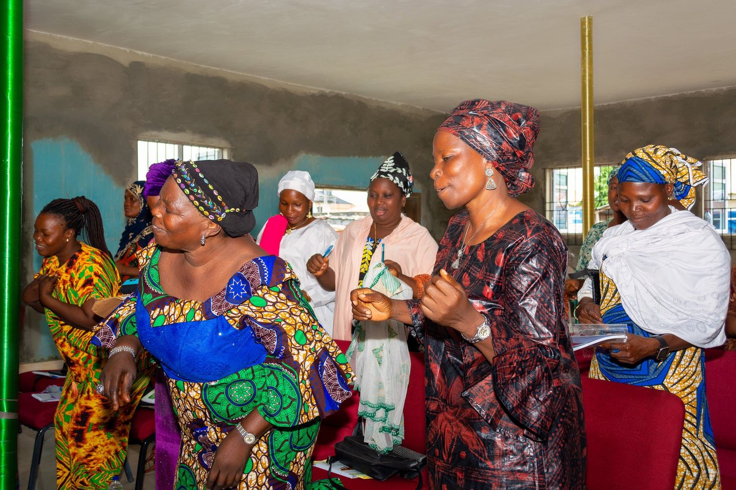 Participants at a financial literacy workshop
