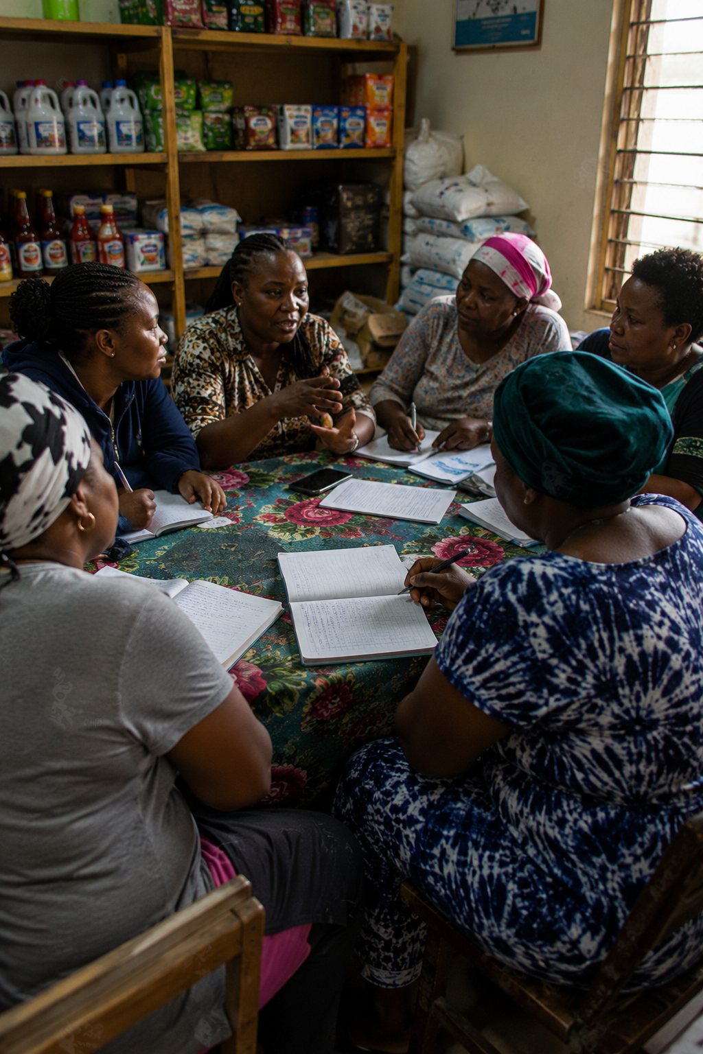 A woman entrepreneur supported by the Together for Prosperity programme